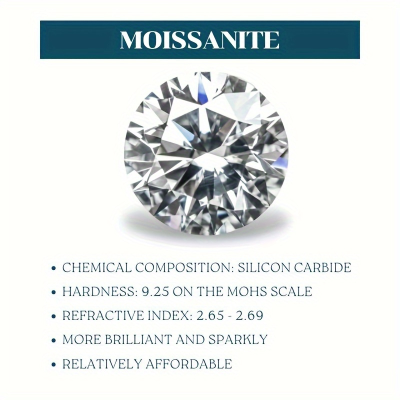 1ct Moissanite Vintage Boho Style Engagement Ring